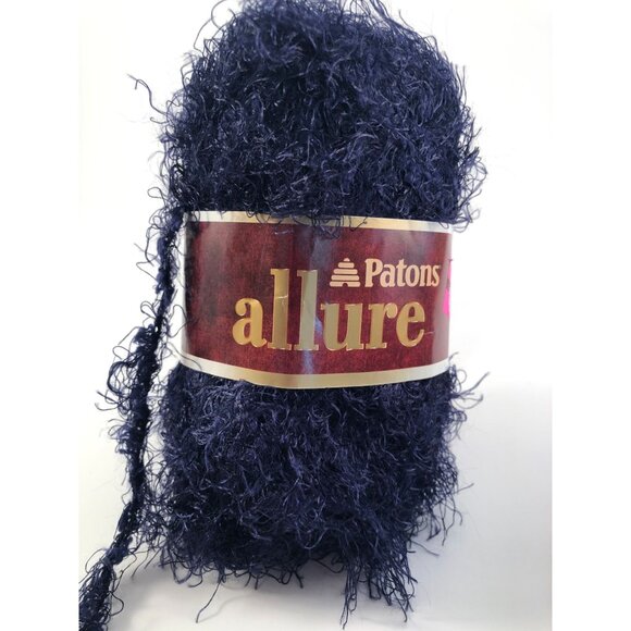 LOT OF 10 SKEINS: Patons Allure 47 yards Color Sapphire - Picture 2 of 4